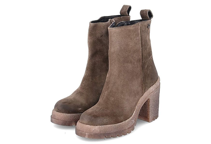 Lazamani LAZAMANI LA85727 TAUPE Damen Glattleder taupe Schlupfstiefel günstig online kaufen