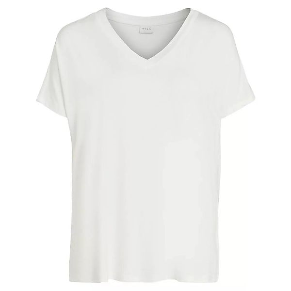 Vila Belis Kurzarm-t-shirt Mit V-ausschnitt 2XL Optical Snow günstig online kaufen