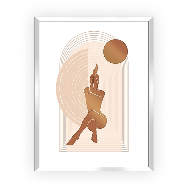 Poster Yoga Figures 40x50cm, 40 x 50 cm günstig online kaufen