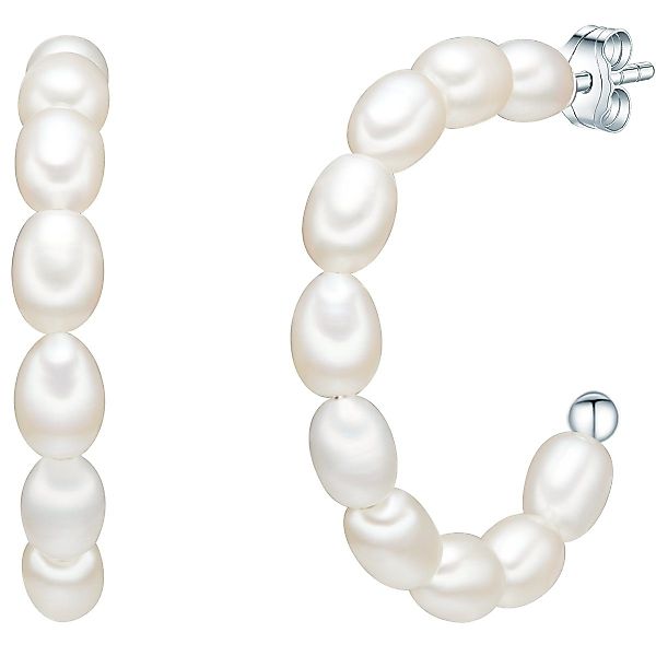 Valero Pearls Perlenohrringe silber, aus Süßwasser-Zuchtperlen günstig online kaufen