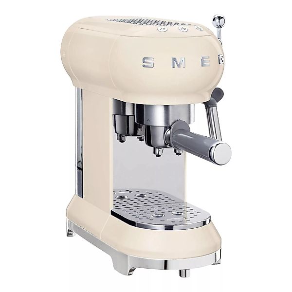 Smeg - ECF01 Espresso Kaffeemaschine mit Siebträger - creme/BxHxT 33x14,9x3 günstig online kaufen