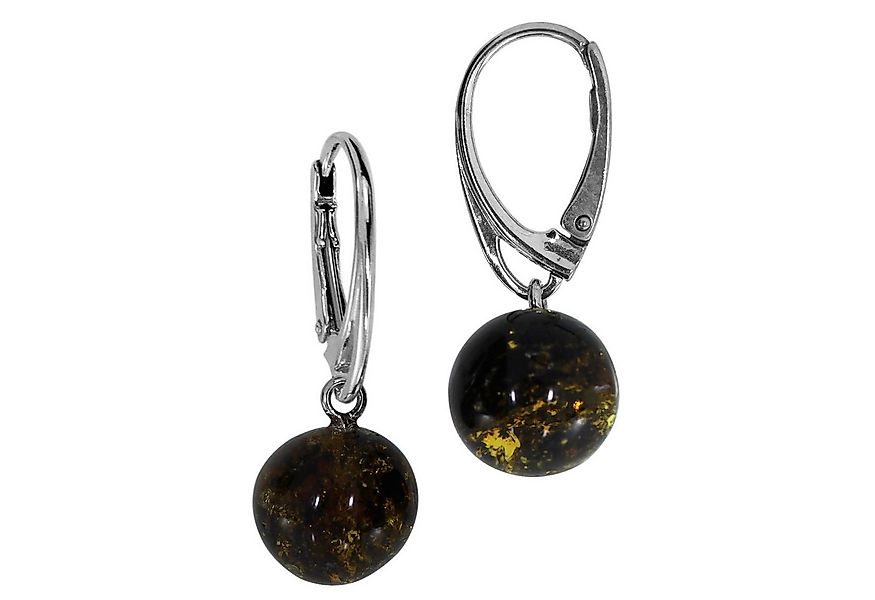 OSTSEE-SCHMUCK Paar Ohrhänger Ostsee-Schmuck Ohrhänger Klassisch 9 mm Ohrhä günstig online kaufen