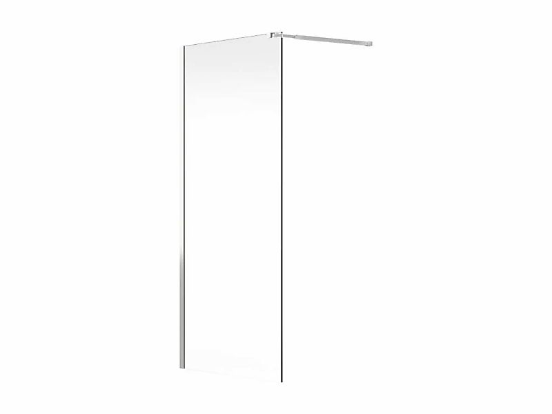 Duschtrennwand Seitenwand italienische Dusche - 120 x 200 cm - Chromfarben günstig online kaufen