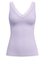 CALIDA Tanktop "Natural Comfort Lace" elastisch, V-Ausschnitt, weiche Spitz günstig online kaufen