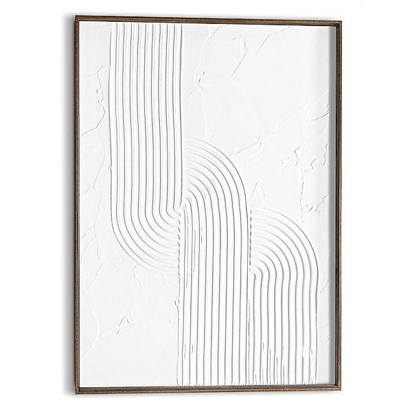 Reinders! Wandbild Reliefmuster, Wohnzimmer - Weiß günstig online kaufen