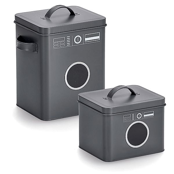 Zeller Present Aufbewahrungsbox »Landry«, (Set, 2 St., 1 Box 18x15,5x17 cm, günstig online kaufen
