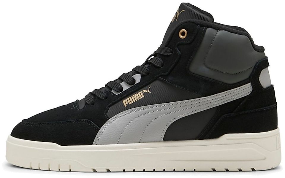 PUMA Puma Shuffle Downtown Mid WTR Black-Gray Echo-Gold Sneaker günstig online kaufen