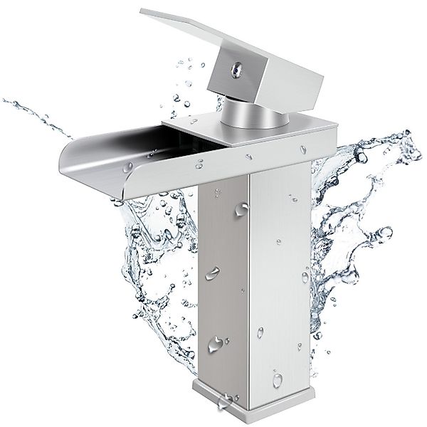 Eumaty Duschsystem Wasserhahn Bad Wasserfall Wasserhahn,Waschtischarmatur günstig online kaufen