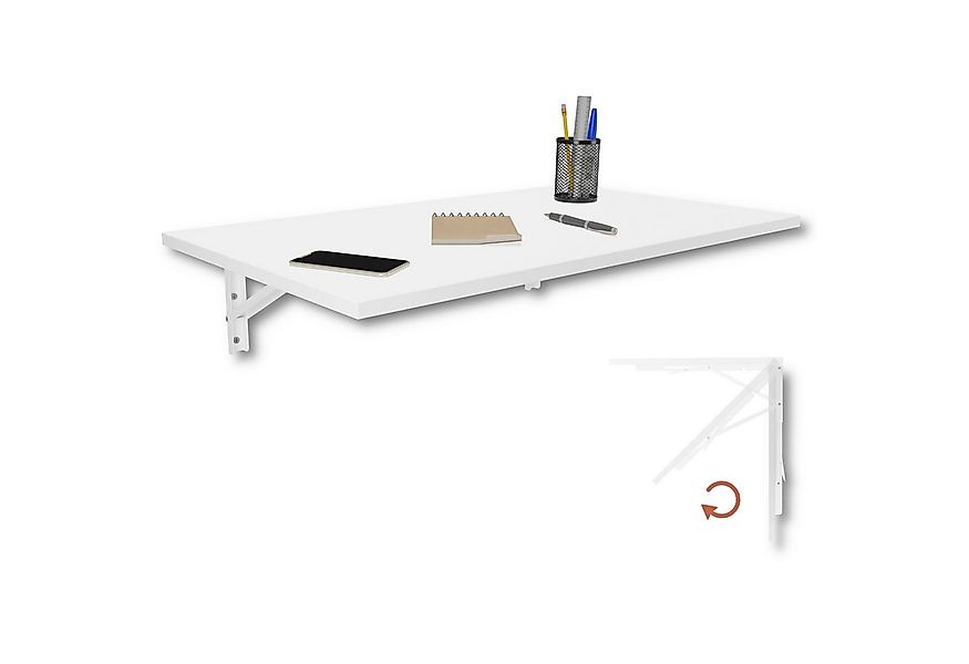 KDR Produktgestaltung Klapptisch 80x50 Wandklapptisch Esstisch Küchentisch günstig online kaufen