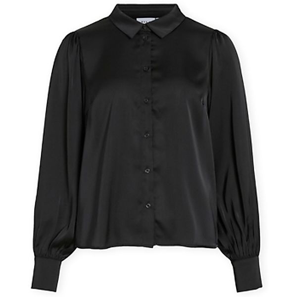 Vila  Blusen Noos Enna Ravenna Shirt - Black günstig online kaufen