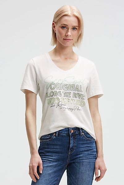 SOCCX V-Shirt mit Baumwolle günstig online kaufen