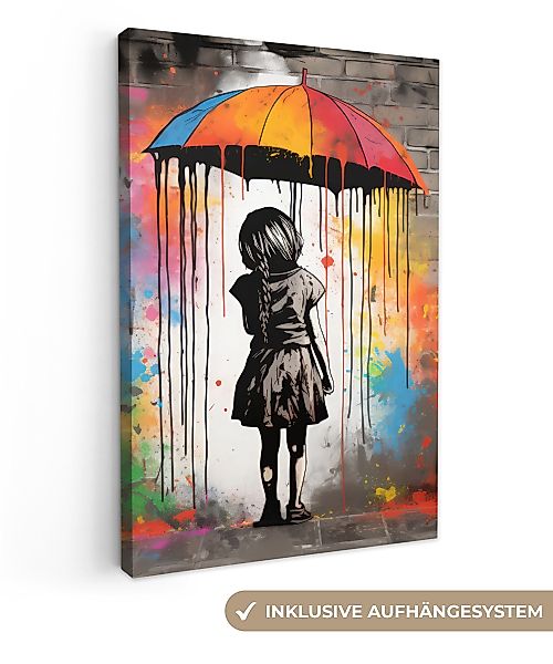 OneMillionCanvasses® Leinwandbild Mädchen - Kunst - günstig online kaufen