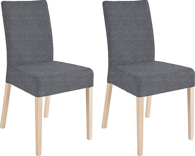 Home affaire 4-Fußstuhl »Umag« (Set) 2 Stk.Sitz und Rücken gepolstert günstig online kaufen