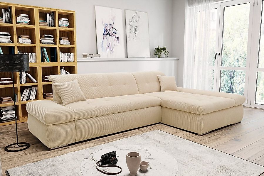 DOMO collection Ecksofa Moric, L-Form, XXL-Sofa - Breite 300cm, viel Platz, günstig online kaufen
