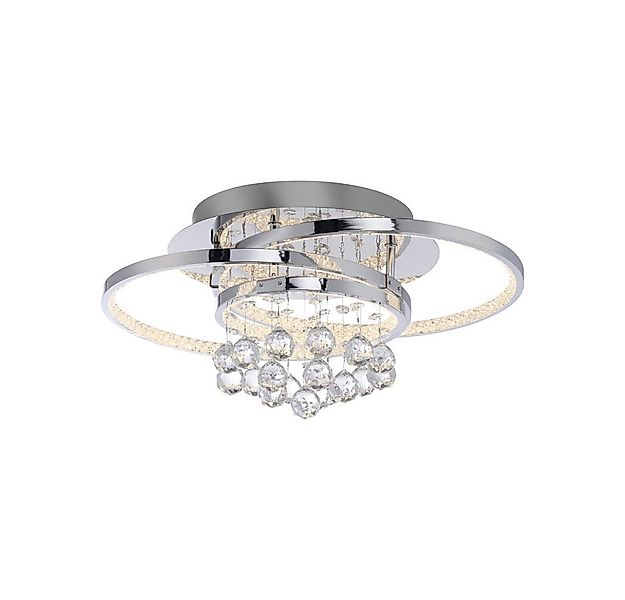 Paul Neuhaus LED Deckenleuchte LED Deckenleuchte Kristall, dimmbar per Wand günstig online kaufen