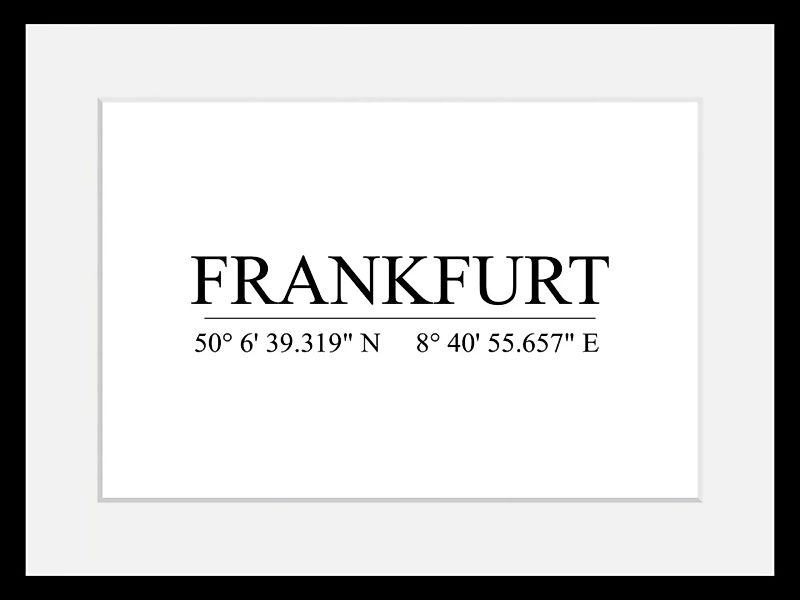 queence Bild »FRANKFURT«, Städte, (1 St.) günstig online kaufen