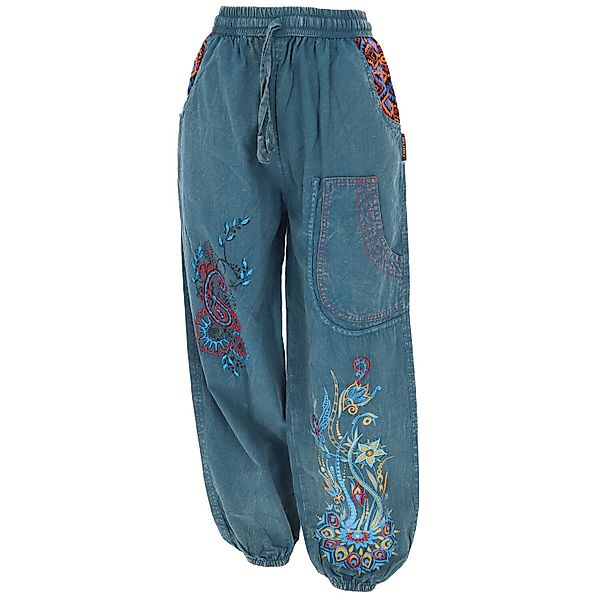 Guru-Shop Relaxhose Weite Pluderhose mit breitem günstig online kaufen