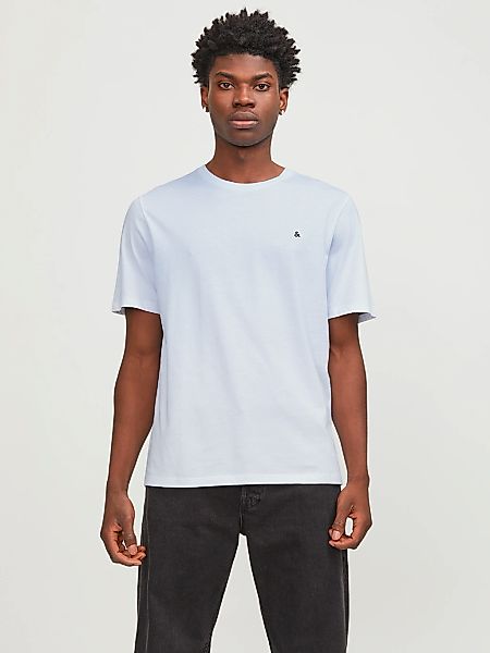 Jack & Jones "JJEPAULOS TEE SS CREW NECK NOOS" mit Logo Stickerei günstig online kaufen