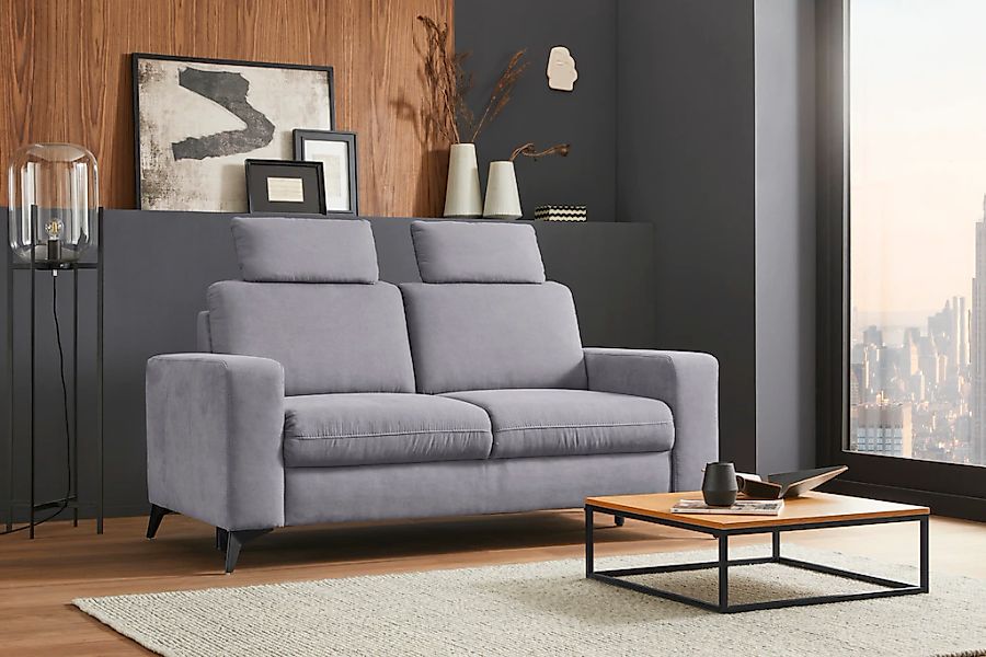 Home affaire 2-Sitzer "Lolland" mit Federkern, auch mit abwischbarem Bezug günstig online kaufen