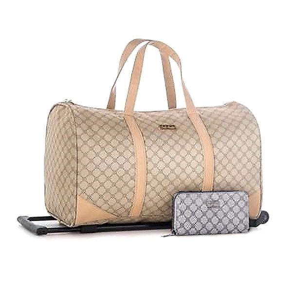 Carla Faustini Handgepäck-Trolley Reisekoffer Reisetasche Stoffkoffer günstig online kaufen