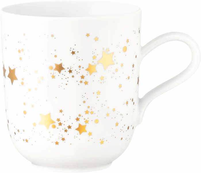 Seltmann Weiden Becher "Liberty - Golden Stars" Becher mit Henkel 0,40 l günstig online kaufen