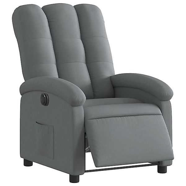 vidaXL Sessel Relaxsessel Elektrisch Dunkelgrau Stoff günstig online kaufen
