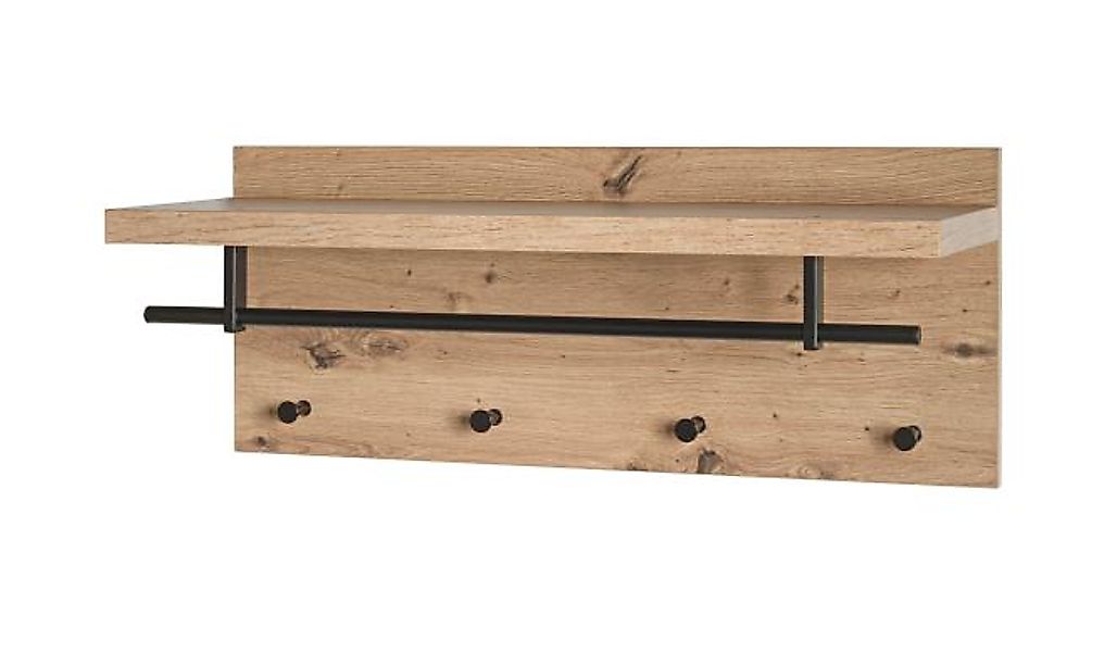 HAKU Wandgarderobe PARMA, Artisan Eiche Dekor, günstig online kaufen