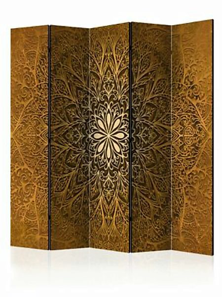 artgeist Paravent Sacred Circle II [Room Dividers] braun-kombi Gr. 225 x 17 günstig online kaufen