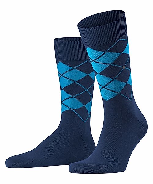 Burlington Bolton Herren Socken, 40-46, Blau, Argyle, Baumwolle, 21060-6542 günstig online kaufen