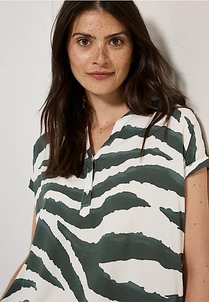 Blusenshirt mit Zebra Print günstig online kaufen