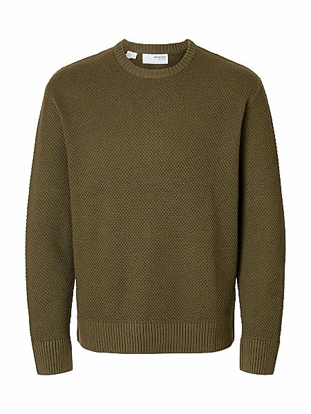 SELECTED HOMME Rundhalspullover "SLHHENNY LS KNIT RELAXED CREW NECK D" günstig online kaufen