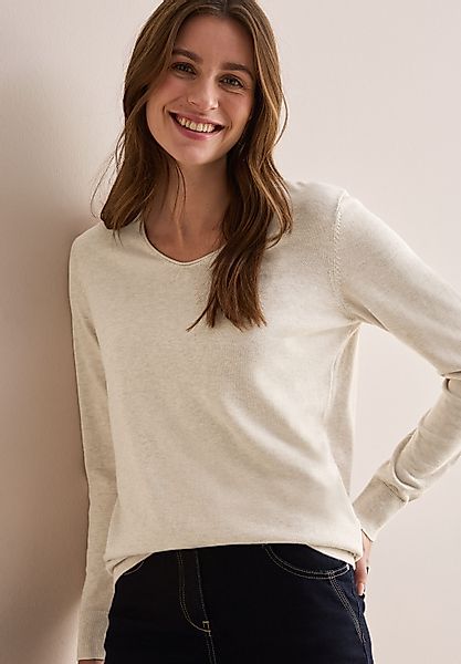 CECIL Strickpullover mit V-Ausschnitt günstig online kaufen
