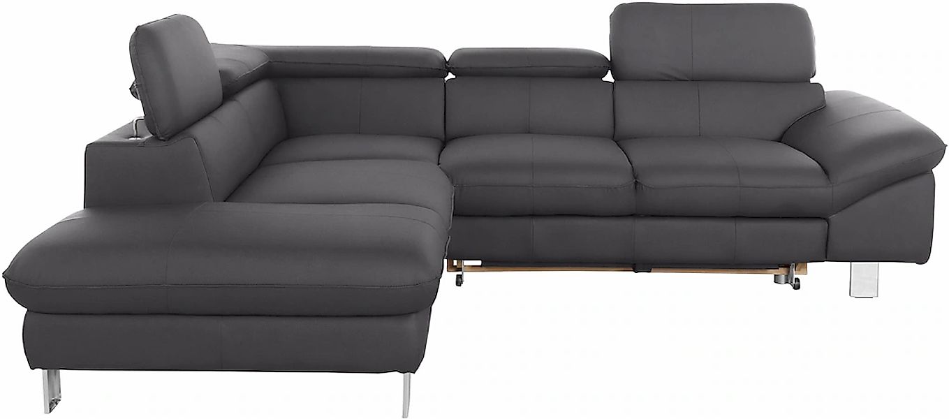 COTTA Ecksofa "Driver L-Form" mit Kopfteilverstellung, wahlweise mit Bettfu günstig online kaufen