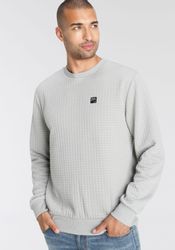 AJC Sweatshirt schmal geschnitten, unifarben, Rundhalsausschnitt günstig online kaufen