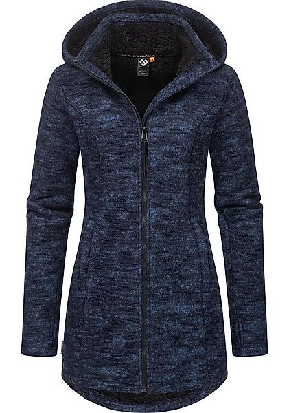 Ragwear Longstrickjacke Leysha Melange Sportliche Kapuzenjacke in melierter günstig online kaufen