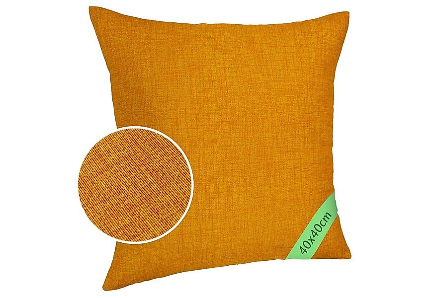 ANRO Dekokissen MrJack Kissenbezug Leinenoptik Deko Kissen Uni, Kissenhülle günstig online kaufen