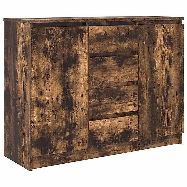 vidaXL Sideboard mit Schubladen Räuchereiche 100,5x35x76 cm 3328448 günstig online kaufen