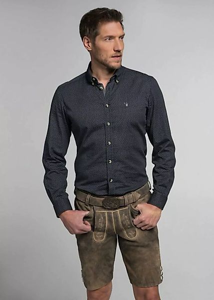 Spieth & Wensky Trachtenhemd Trachtenhemd - ALARICH - dunkelblau günstig online kaufen