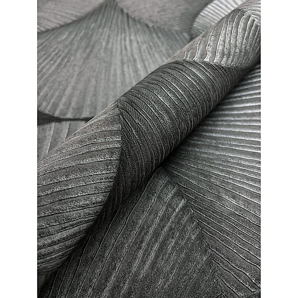Newroom Vliestapete Lorrie Anthrazit Muster Glamour FSC® günstig online kaufen