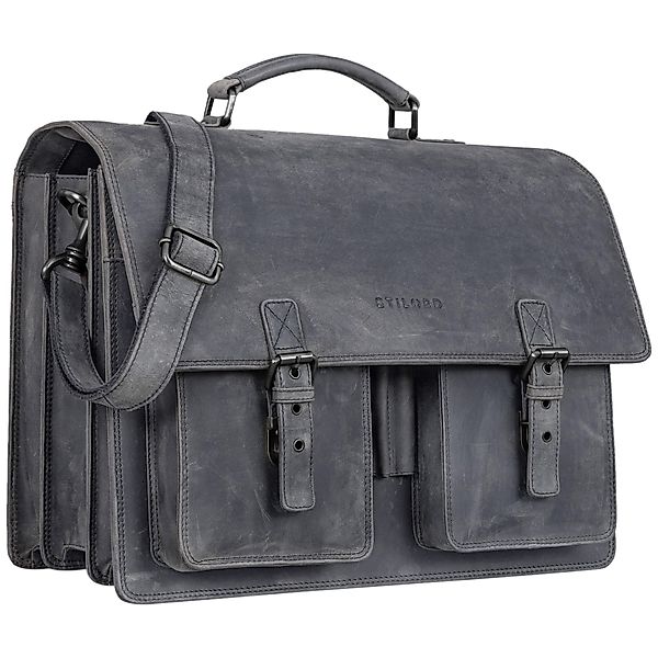 STILORD Aktentasche "Anton" Aktentasche Leder XL günstig online kaufen