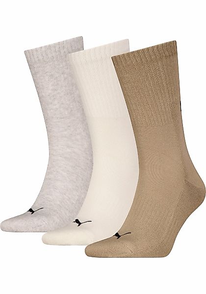 PUMA Socken "PUMA UNISEX CUSHIONED NEXT CREW 3P", (3 Paar, 3 Paar), mit Zon günstig online kaufen