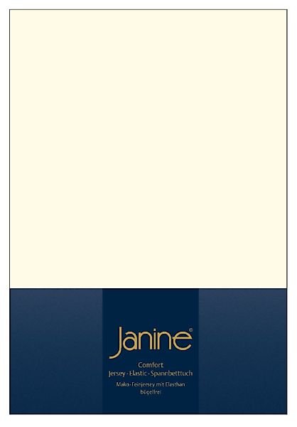 Janine Spannbetttuch Comfort - Elastic-Jersey, Mako-Feinjersey, Bettlaken N günstig online kaufen