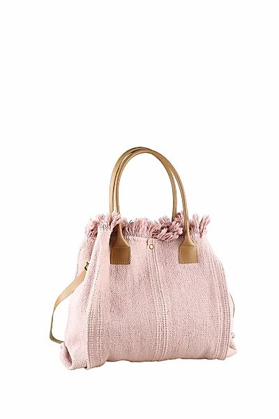 COLLEZIONE ALESSANDRO Schultertasche "Provence", mit echt Leder Henkeln günstig online kaufen