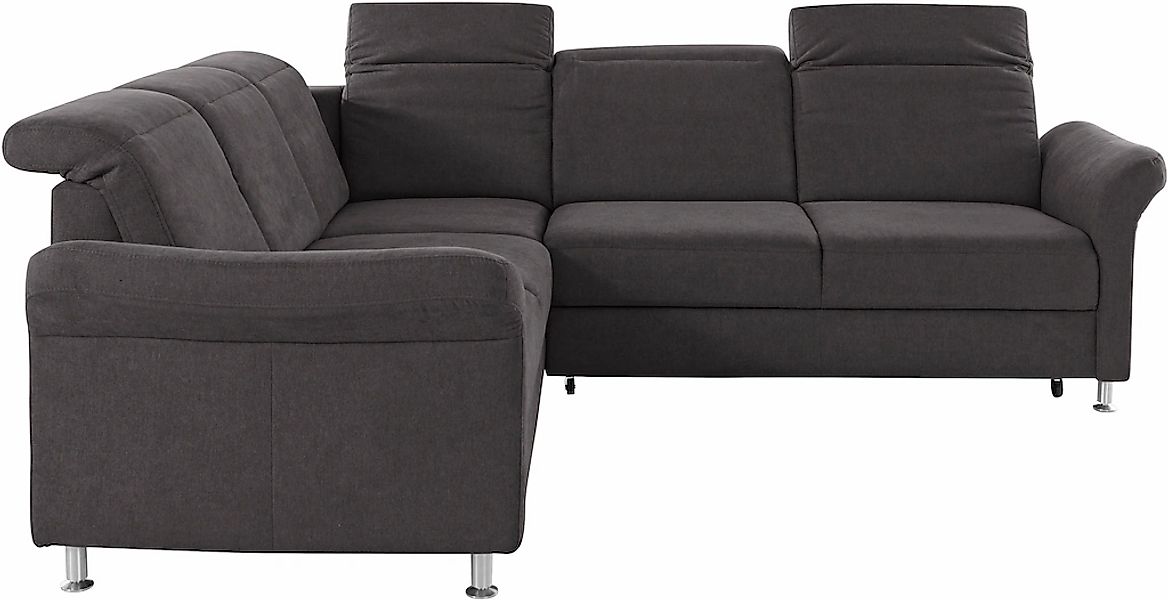 sit&more Ecksofa »Darwin L-Form« inklusive Federkern, wahlweise mit Kopftei günstig online kaufen