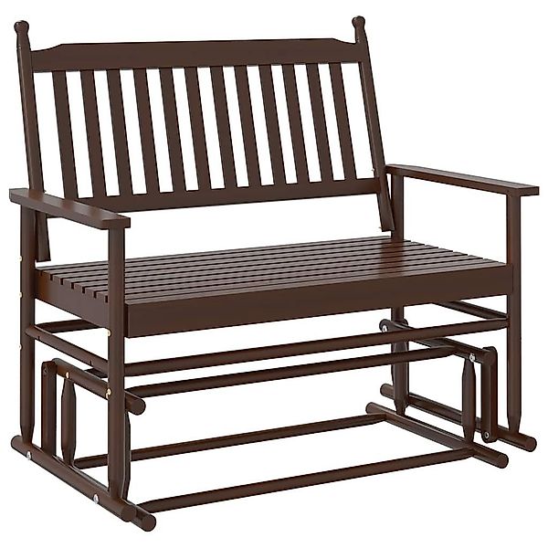 vidaXL Schaukelstuhl Schaukelbank Braun 118x70x104,5 cm günstig online kaufen