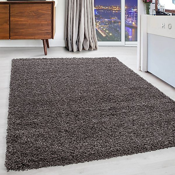 Carpettex Hochflor-Teppich Unicolor - Einfarbig, Läufer, günstig online kaufen