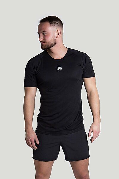 Herren Eucalyptus Performance T-shirt - Black günstig online kaufen