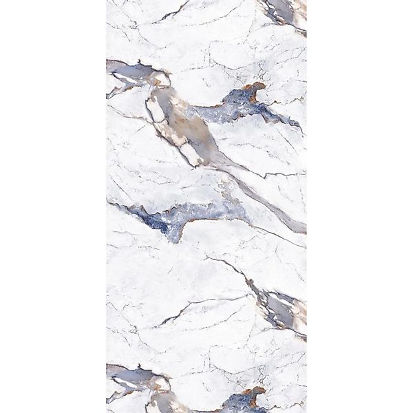 Aluverbund24 PVC Wandpaneele Duschrückwand Küchenrückwand Blue-Sky in Marmo günstig online kaufen