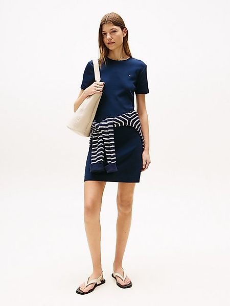 Tommy Hilfiger Shirtkleid NEW CODY STR SLIM SHORT DRS SS mit allover Streif günstig online kaufen