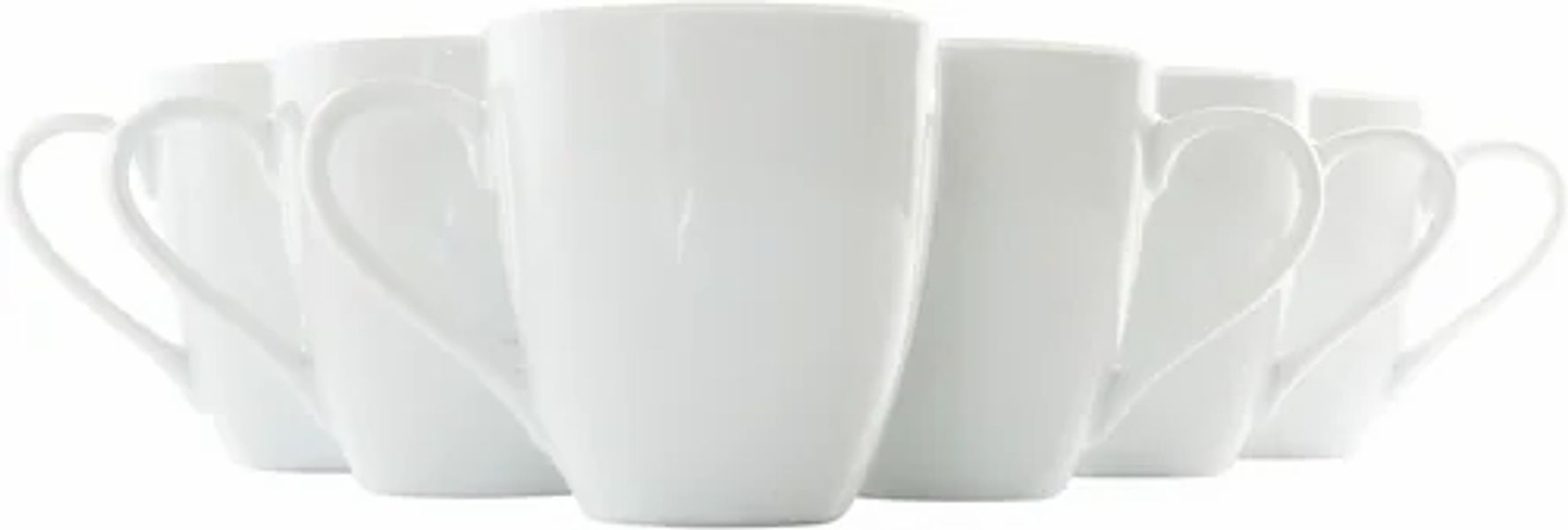 Retsch Arzberg Becher großer XXL Henkelbecher in gefällig bauchiger Form, 6 günstig online kaufen